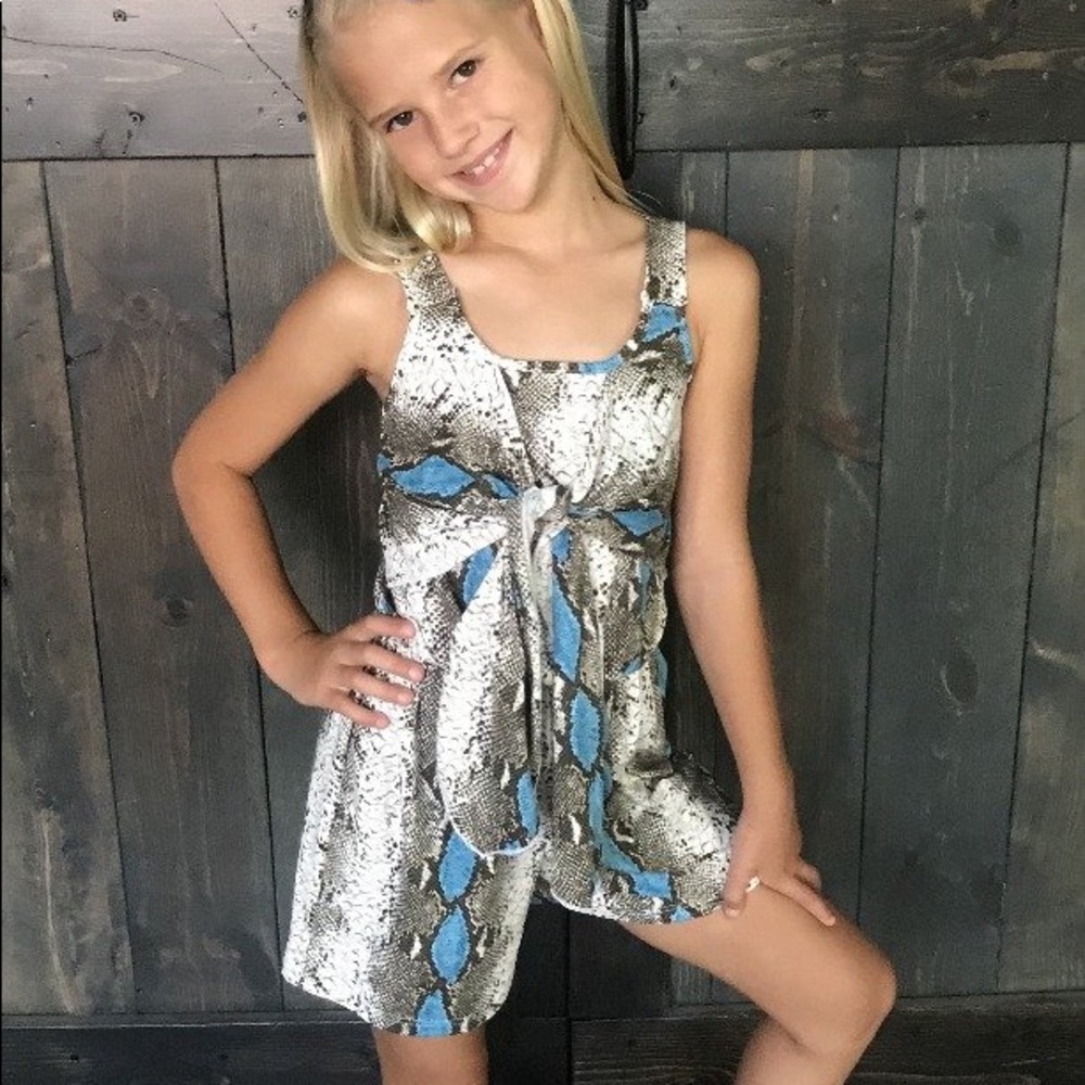 NEW Snake Print Romper 💙🖤